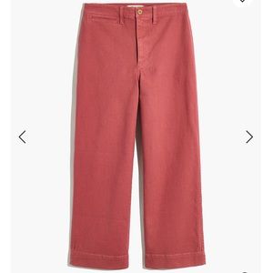 👖Madewell Emmett Slim Wide Leg Crop Pants👖